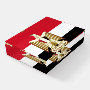 Flag of Egypt (with larger coat of arms) Paperweight