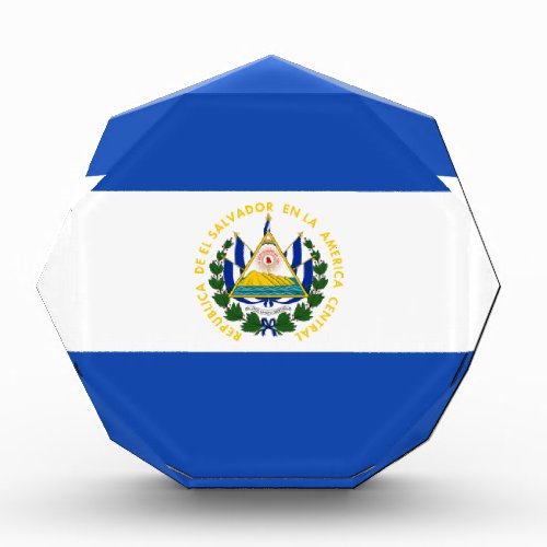 Flag of El Salvador _ Bandera de El Salvador Award