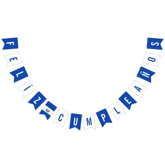 Flag of El Salvador Birthday Party Decorations (All)