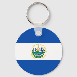 Flag of El Salvador Keychain