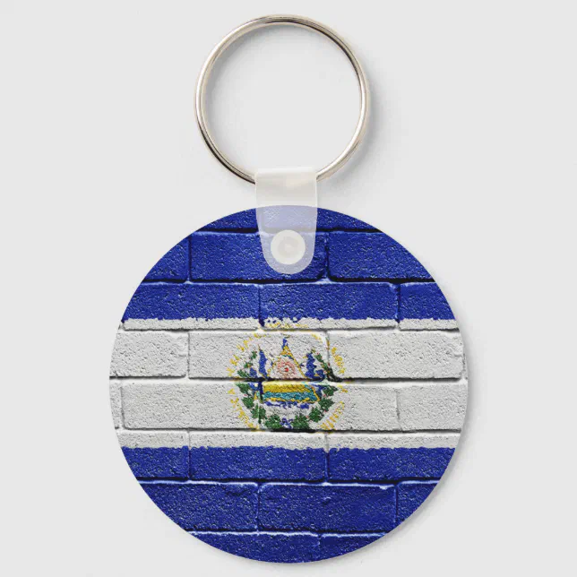 Flag Of El Salvador Keychain Zazzle