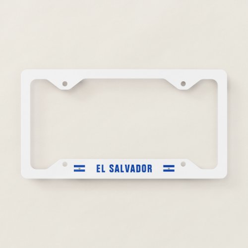 Flag of El Salvador License Plate Frame