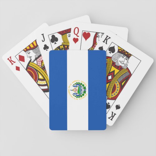 Flag of El Salvador Playing Cards