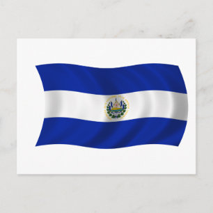 Flag of El Salvador Postcard