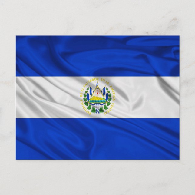 Flag of El Salvador Postcard (Front)