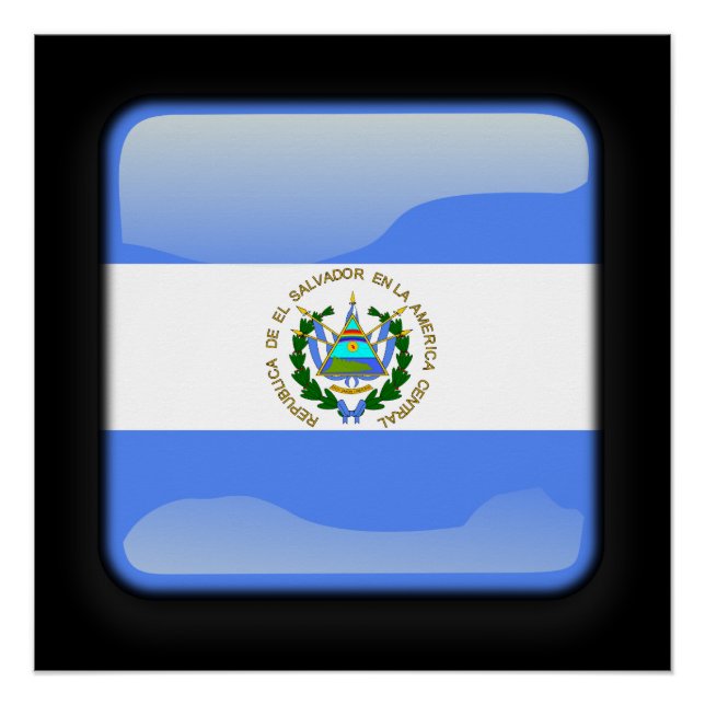 Flag of El Salvador Poster (Front)