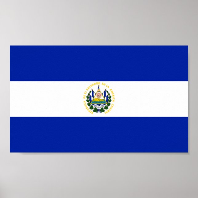 Flag of El Salvador Poster (Front)