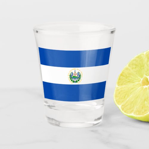 Flag of El Salvador Shot Glass