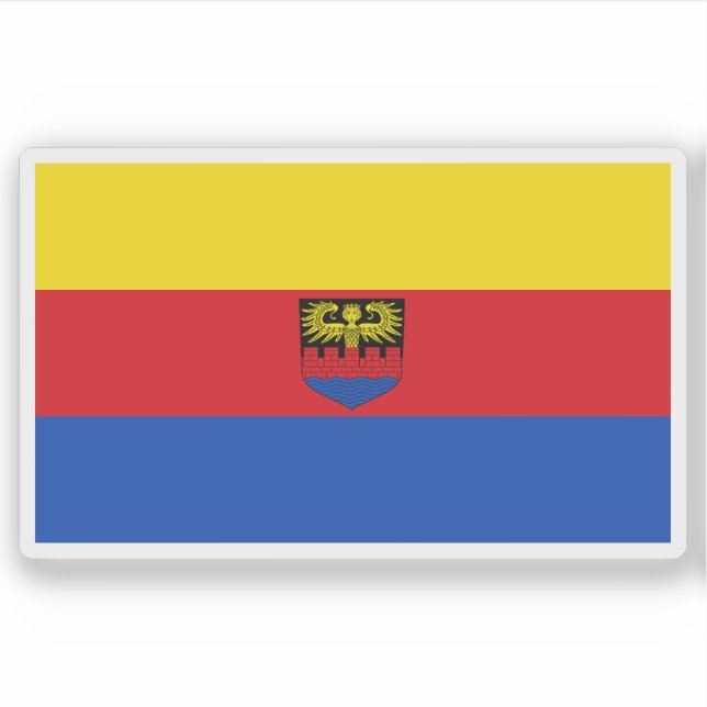 Flag of Emden, Germany Sticker (Front)
