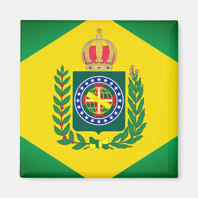 Flag of Empire of Brazil Magnet (Front)