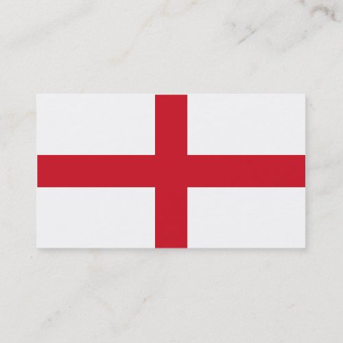 Flag of England business cards