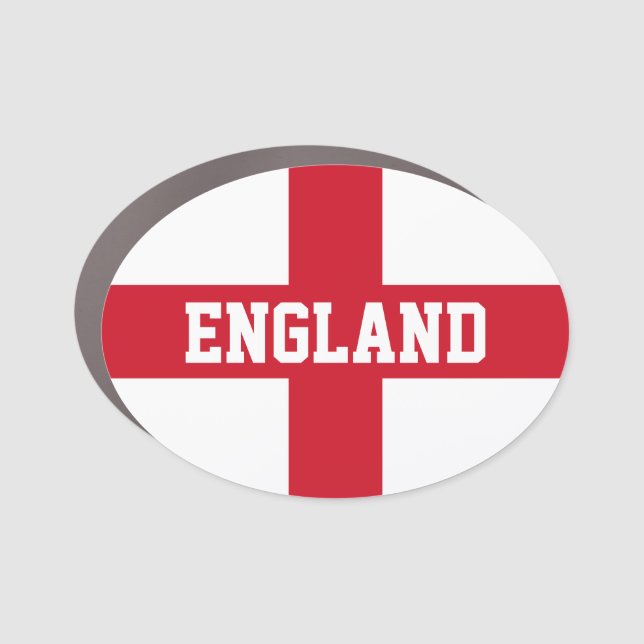 Flag of England Car Magnet (Front)