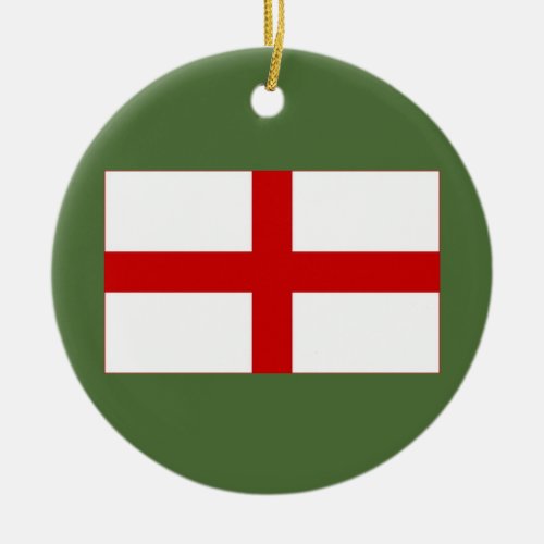 Flag of England Christmas Ornament