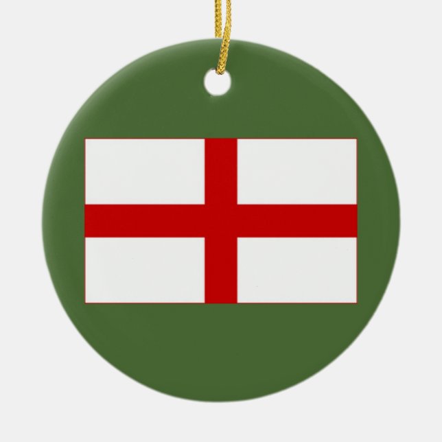 Flag of England Christmas Ornament (Front)