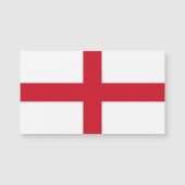 Flag of England Magnetic Business Cards (Front)
