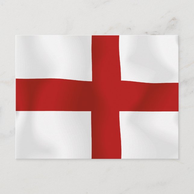 Flag Of England Postcard (Front)