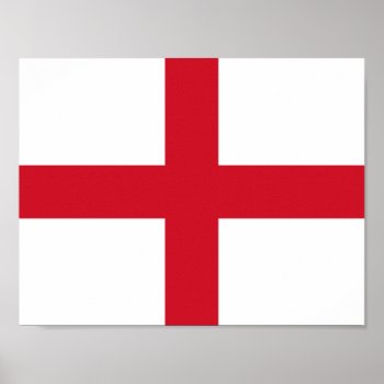 Flag Of England Poster by kfleming1986 at Zazzle