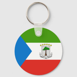 Flag of Equatorial Guinea Keychain
