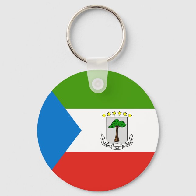 Flag of Equatorial Guinea Keychain (Front)