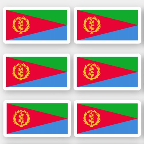 Flag of Eritrea _ a collection Sticker