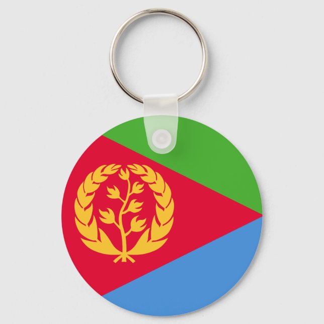Flag of Eritrea Keychain (Front)