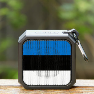 Flag of Estonia Bluetooth Speaker