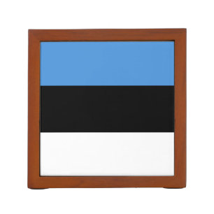 Flag of Estonia  Desk Organizer