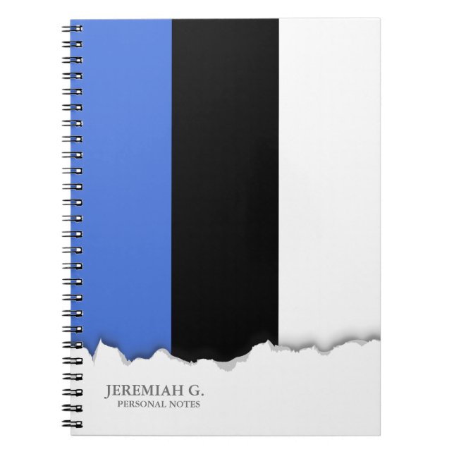 Flag of Estonia Notebook (Front)