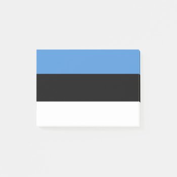 Flag Of Estonia Post-it® Notes by kfleming1986 at Zazzle