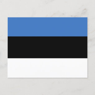 Flag of Estonia Postcard