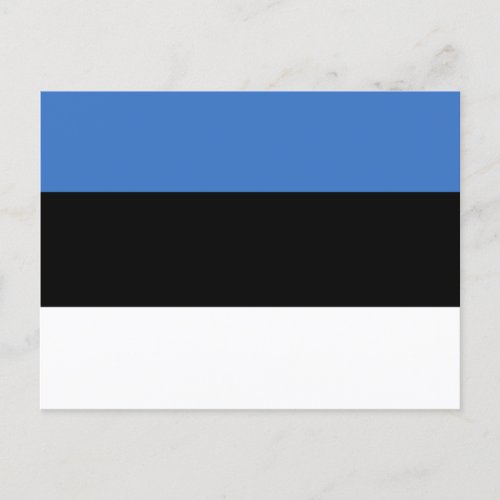 Flag of Estonia Postcard