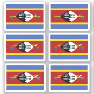 Flag of Eswatini - a collection Sticker