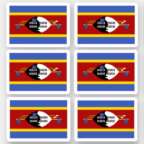 Flag of Eswatini _ a collection Sticker