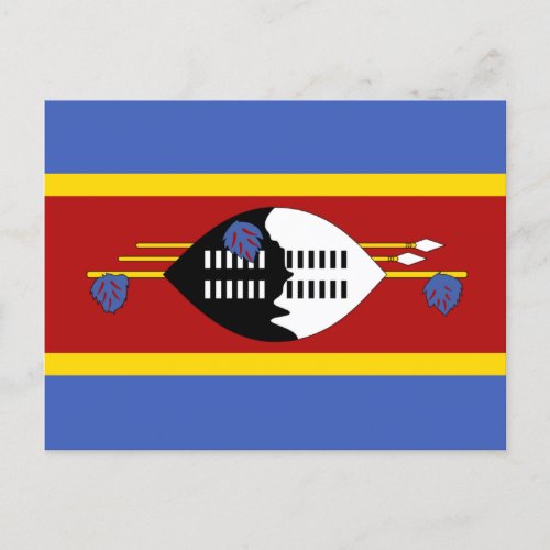 Flag of Eswatini Postcard