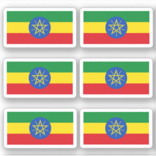 Flag of Ethiopia - a collection Sticker