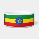 Flag of Ethiopia Bowl<br><div class="desc">This design features the national flag of Ethiopia (officially known as the Federal Democratic Republic of Ethiopia), which is an East African landlocked country on the Horn of Africa. Ethiopia is one of the most populous countries in Africa and the entire world. Ethiopia borders Eritrea to the north, Djibouti to...</div>