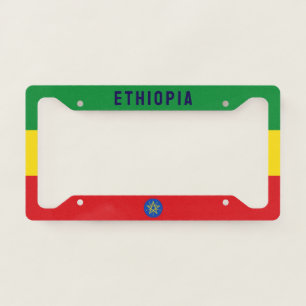 Flag of Ethiopia License Plate Frame