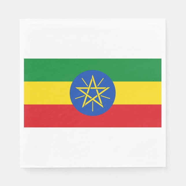 Flag of Ethiopia Napkins (Front)