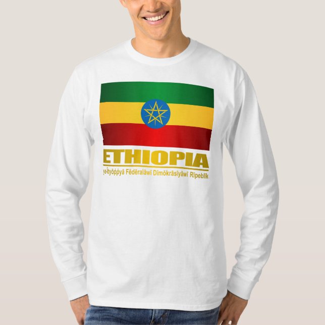 Flag of Ethiopia T-Shirt (Front)