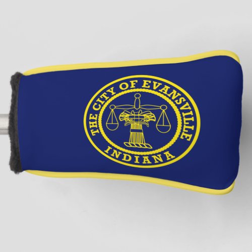 Flag of Evansville Indiana Golf Head Cover