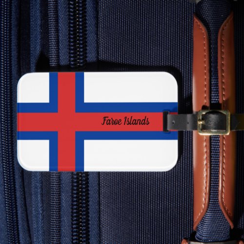 Flag of Faroe Islands Luggage Tag