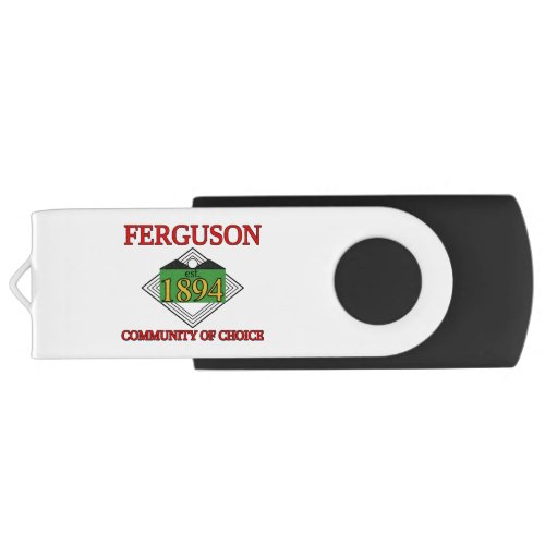 Flag of Ferguson Missouri Flash Drive
