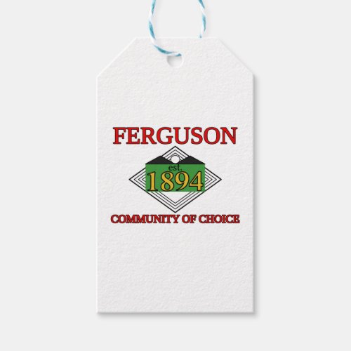 Flag of Ferguson Missouri Gift Tags