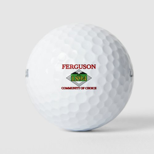 Flag of Ferguson Missouri Golf Balls
