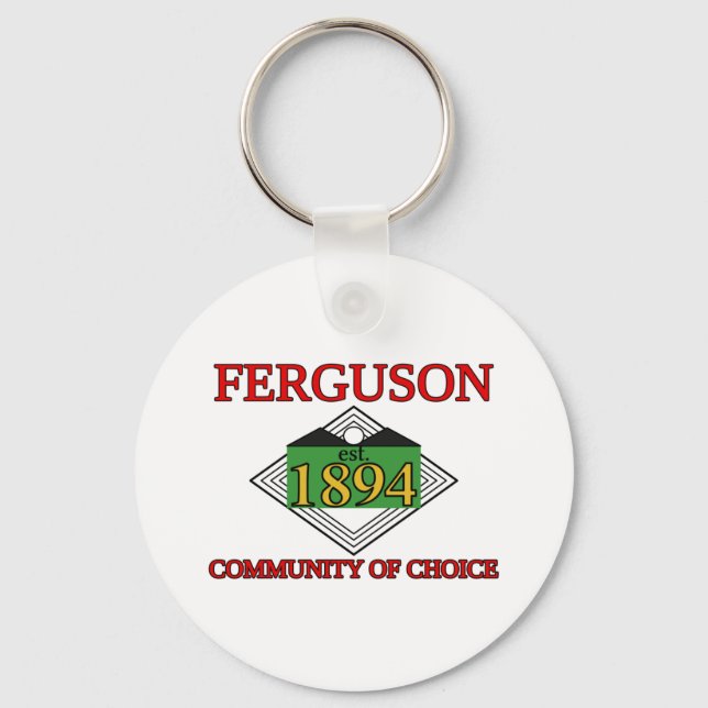 Flag of Ferguson, Missouri Keychain (Front)