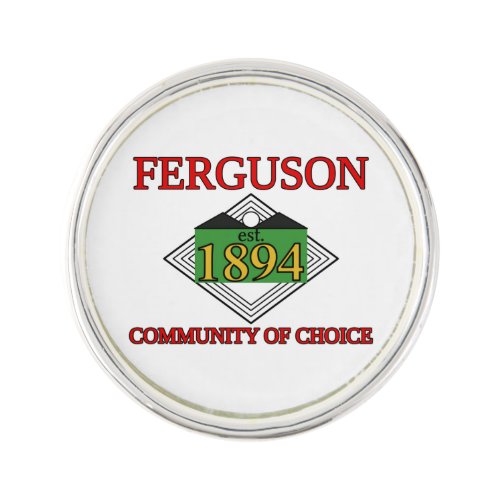 Flag of Ferguson Missouri Lapel Pin