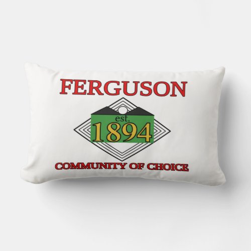 Flag of Ferguson Missouri Lumbar Pillow