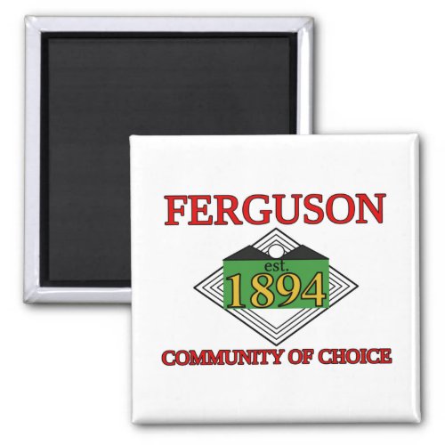 Flag of Ferguson Missouri Magnet