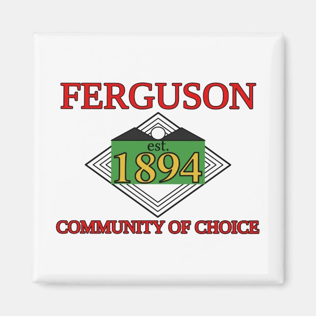 Flag of Ferguson, Missouri Magnet (Front)
