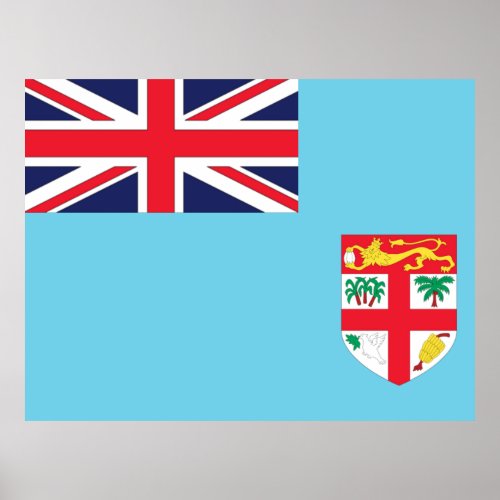Flag of Fiji Poster